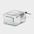 Дозатор для мыла SAVANNA, стекло, 580 мл, прозрачный - Фото 6