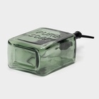 Дозатор для мыла SAVANNA, стекло, 580 мл, зелёный - Фото 6