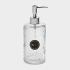 Дозатор для мыла SAVANNA, стекло, 500 мл, прозрачный - Фото 6
