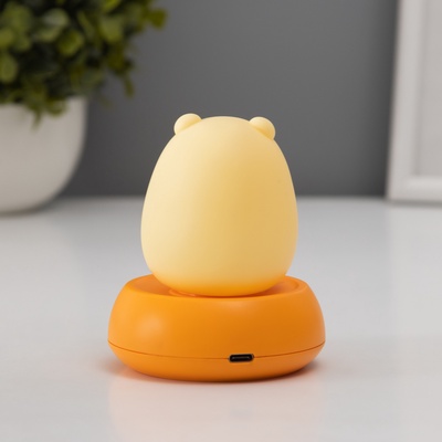 Светильник «Пузатый мишка» LED USB 300 mAh=3 режима 7.5×7.5×9.5 см