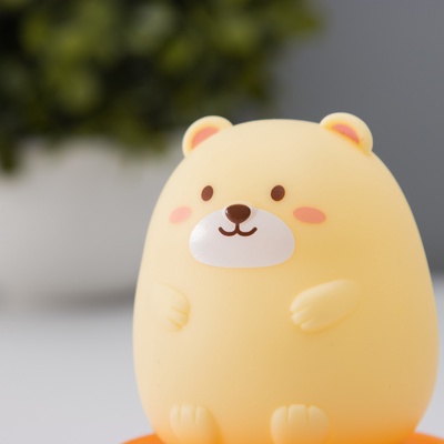 Светильник «Пузатый мишка» LED USB 300 mAh=3 режима 7.5×7.5×9.5 см