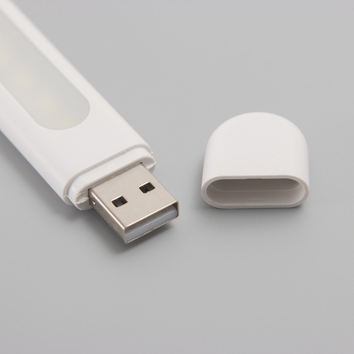 Светильник "Уникум" LED 2Вт USB-A+USB Type-C 6500K 14.2х1.8х0.8см