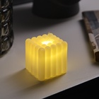 Светодиодная фигура «Куб» 5×5 см, от батареек AG13×3, свечение тёплое белое  (артикул 10688635)  большой выбор товаров оптом и в розницу по низким ценам с доставкой