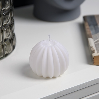 Светодиодная фигура «Свеча шарики» 6х6 см, батарейки AG13х3 (в комплекте), свечение теплое белое