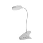 Светильник на прищепке с подставкой под телефон «Грань» 5 Вт LED USB 2700-6500К белый - Фото 15