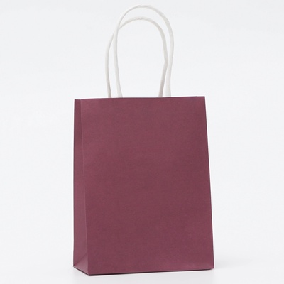Пакет крафт винный, круглая ручка, 15×12×6 см, 120 г