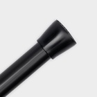 Карниз для ванной SAVANNA, телескопический, 110-200 см, чёрный - Фото 5