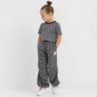 Брюки для девочки KAFTAN Trendy grey, р.34 (122-128) 10613292 - фото 12922221
