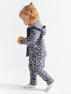 Костюм для девочки: толстовка, брюки «Крошка Я» Trendy grey, рост 80-86 - Фото 11