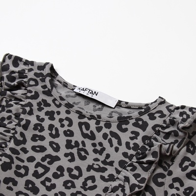 Платье детское с длин.рукавом KAFTAN Trendy grey, размер 28 (86-92 см)