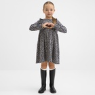 Платье детское с длин.рукавом KAFTAN Trendy grey р.34 (122-128) 10613341 - фото 12922523