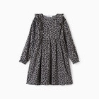 Платье детское с длин.рукавом KAFTAN Trendy grey р.34 (122-128) 10613341 - фото 12922526