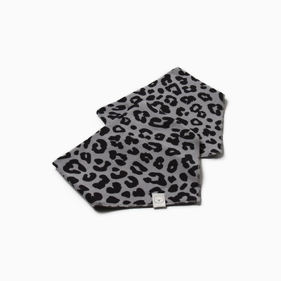 Набор слюнявчиков на кнопках «Крошка Я» Trendy grey, 2 шт.