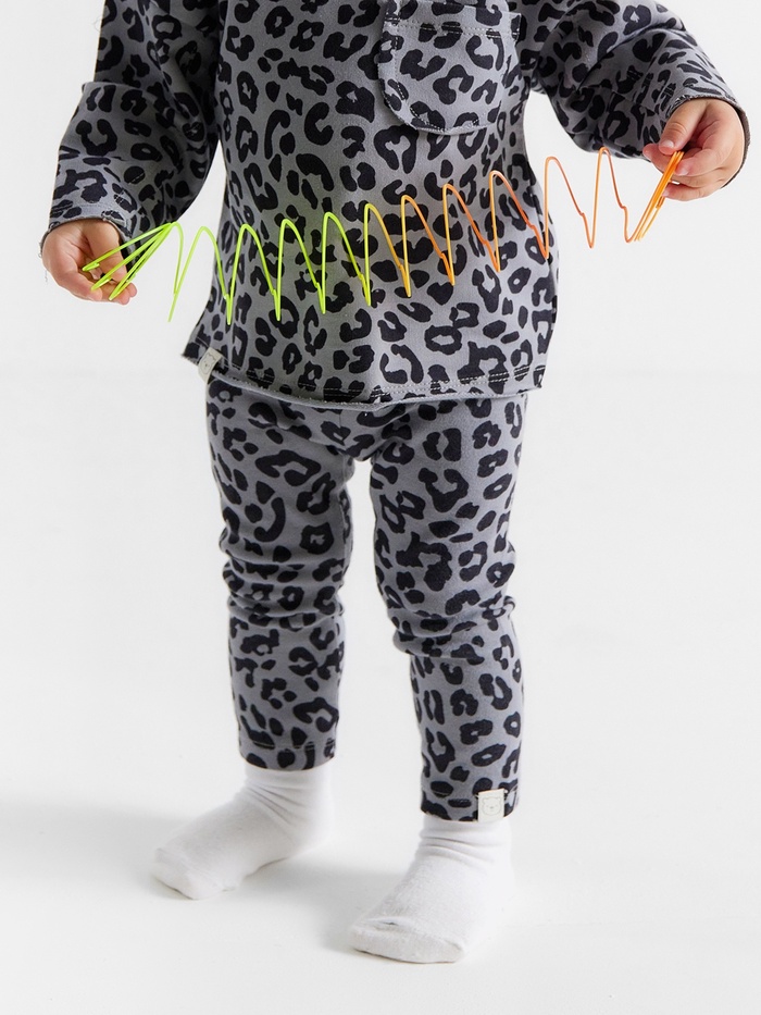 Легинсы «Крошка Я» Trendy grey, рост 68-74 см