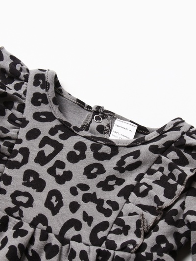 Платье для девочки «Крошка Я» Trendy grey, рост 74-80 см