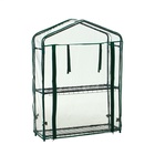 Парник-стеллаж, 2 полки, 93×22×69 см, металлический каркас d=12 мм, чехол плёнка 80 мкм, Greengo - Фото 10