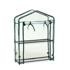 Парник-стеллаж, 2 полки, 93×22×69 см, металлический каркас d=12 мм, чехол плёнка 80 мкм, Greengo - Фото 11