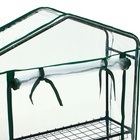 Парник-стеллаж, 2 полки, 93×22×69 см, металлический каркас d=12 мм, чехол плёнка 80 мкм, Greengo - Фото 12