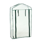 Парник-стеллаж, 3 полки, 110×40×65 см, металлический каркас d=16 мм, чехол плёнка 80 мкм, Greengo - Фото 23