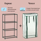 Парник-стеллаж, 3 полки, 80×24×46 см, металлический каркас d=12 мм, чехол плёнка 80 мкм, Greengo - Фото 3