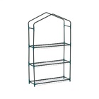 Стеллаж для рассады, 3 полки, 110×22×65 см, металлический каркас d=12 мм, без чехла, Greengo - Фото 7