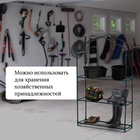 Стеллаж для рассады, 3 полки, 110×22×65 см, металлический каркас d=12 мм, без чехла, Greengo - Фото 4