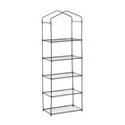 Стеллаж для рассады, 5 полок, 190×40×65 см, металлический каркас d=12 мм, без чехла, Greengo - Фото 7