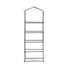 Стеллаж для рассады, 5 полок, 190×40×65 см, металлический каркас d=12 мм, без чехла, Greengo - Фото 8