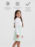 Юбка для девочки MINAKU: Party Dress, зелёная, рост 146 см - Фото 2