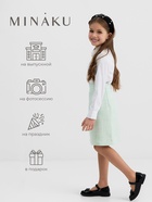 Юбка для девочки MINAKU: Party Dress, зелёная, рост 146 см - Фото 3