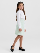 Юбка для девочки MINAKU: Party Dress, зелёная, рост 146 см - Фото 10