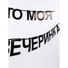 Гирлянда на ленте «Моя вечеринка», 190 см - фото 809639800