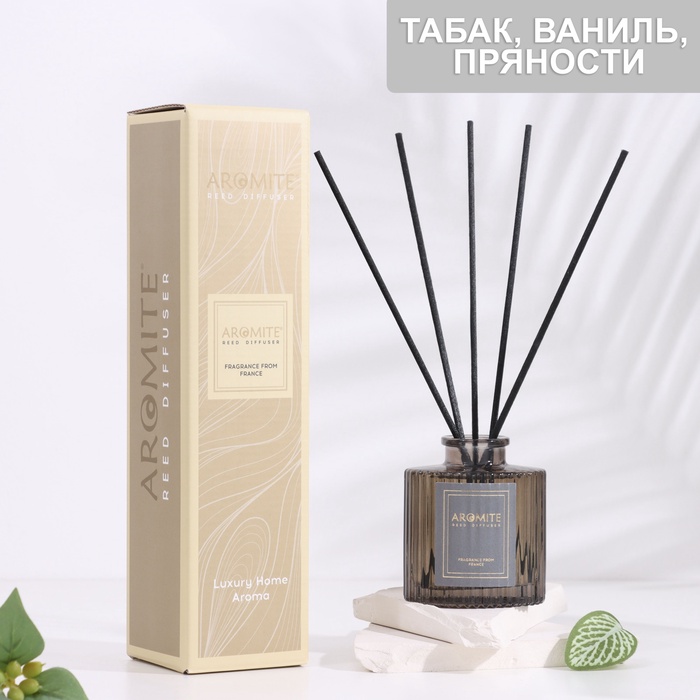 Диффузор AROMITE ароматический , 100 мл, Tabac gourmand (табак, ваниль, пряности)