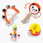 Подарочный набор музыкальных инструментов «Свистулька, кастаньета, колотушка, погремушка» - Фото 2