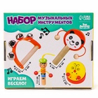 Подарочный набор музыкальных инструментов «Свистулька, кастаньета, колотушка, погремушка» - Фото 11