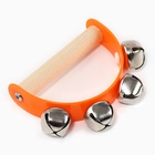 Подарочный набор музыкальных инструментов «Свистулька, кастаньета, колотушка, погремушка» - Фото 6