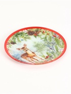 Тарелка новогодняя плоская «Лесная сказка», d=20 см - Фото 4