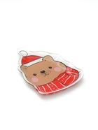 Тарелка плоская стеклянная Дорого внимание «Медведь», 13,8 х 20,5 см - фото 809338502