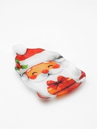 Тарелка новогодняя плоская «Дедушка Мороз», 13.8×20.5 см - фото 7675300