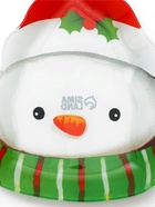 Тарелка плоская стеклянная Дорого внимание «Снеговик», 13,8 х 20,5 см - фото 809338513