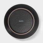 Салатник Magistro Black style, d=15 см, фарфор, чёрный - Фото 4