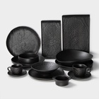 Салатник Magistro Black style, d=15 см, фарфор, чёрный - Фото 5