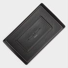 Блюдо для подачи Magistro Black style, 33.5×20.5 см, фарфор, чёрное - Фото 4