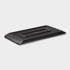 Блюдо для подачи Magistro Black style, 29.5×14.8 см, фарфор, чёрное - Фото 3