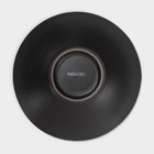 Салатник Magistro Black style, d=17.8 см, фарфор, чёрный - Фото 4