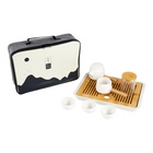 Набор для чайной церемонии ДЖЕКИЧАЙ «Янагава», 7 предметов, на 3 персоны, чашка 60 мл, чайник 200 мл, фарфор, белый - Фото 2