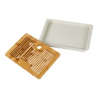 Набор для чайной церемонии ДЖЕКИЧАЙ «Янагава», 7 предметов, на 3 персоны, чашка 60 мл, чайник 200 мл, фарфор, белый - Фото 7