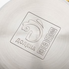 УЦЕНКА Кастрюля из нержавеющей стали Доляна «Роскошь», 3 л, d=20 см, с крышкой, капсульное дно - Фото 5