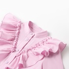 Блузка для девочки MINAKU: Cotton collection, сиреневая, рост 128 см  (артикул 10698235)  большой выбор товаров оптом и в розницу по низким ценам с доставкой