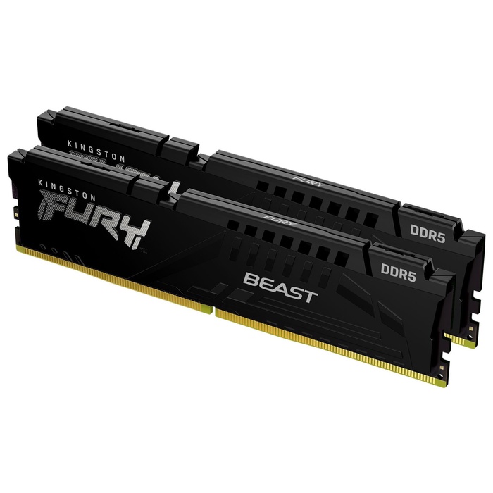 Память DDR5 2x32GB 6000MHz Kingston KF560C36BBEK2-64 Fury Beast Black Expo RTL Gaming PC5-4   107483 - фото 51693742